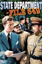 Watch State Department File 649 123movies