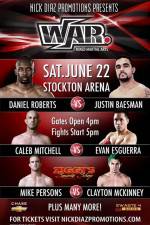 Watch Nick Diaz presents WAR MMA 1 123movies